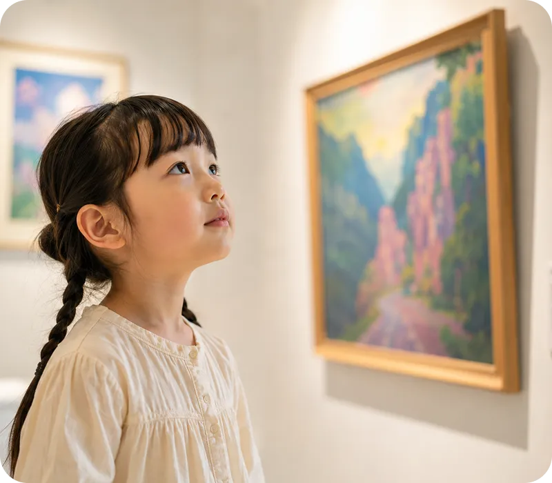 絵画との出会いから、自分の「好き」を見つけていく子ども｜Baby-J 芸術・創造