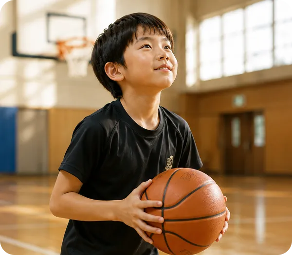 バスケットボールの上達を目指す子ども｜Baby-J Sports